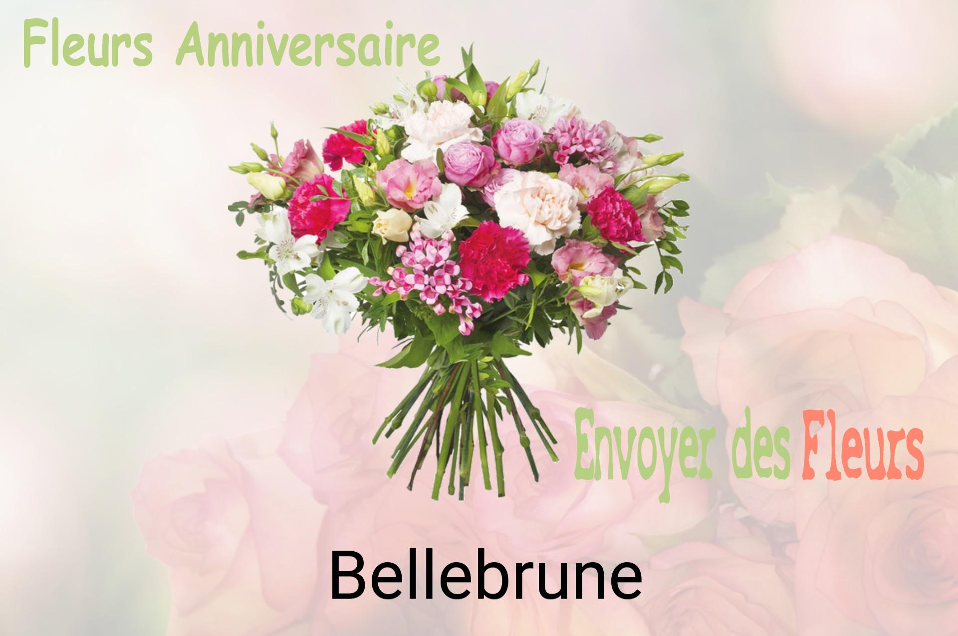 Bouquet de fleurs d’anniversaire livré à Bellebrune
