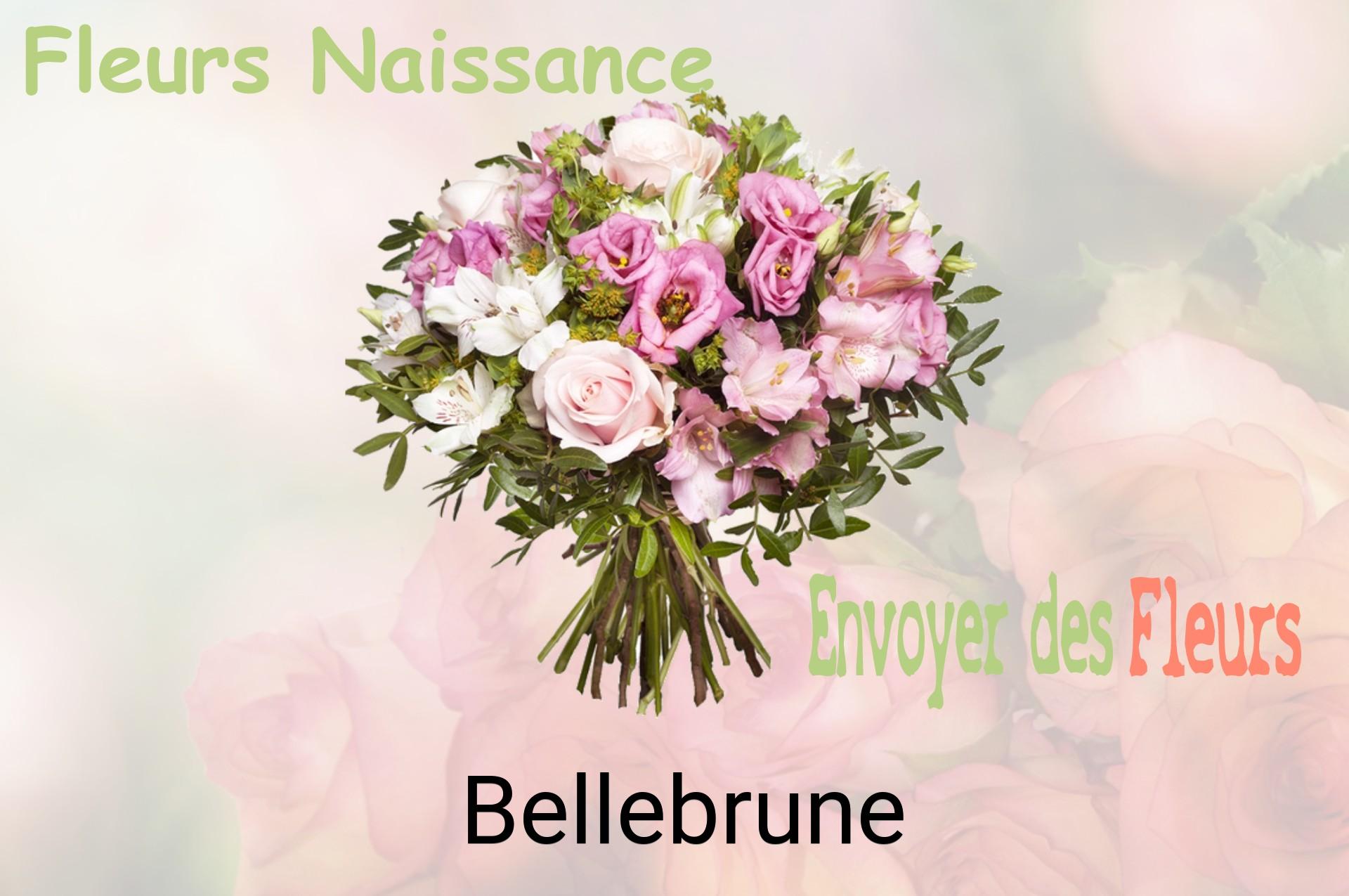 Bouquet de fleurs de naissance livré à Bellebrune